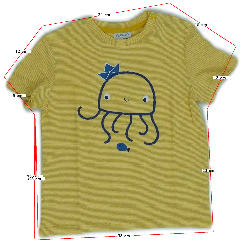 Sárga OVS - Fagottino Póló EU 80 / UK 9-12 hónap / US 12 hónap