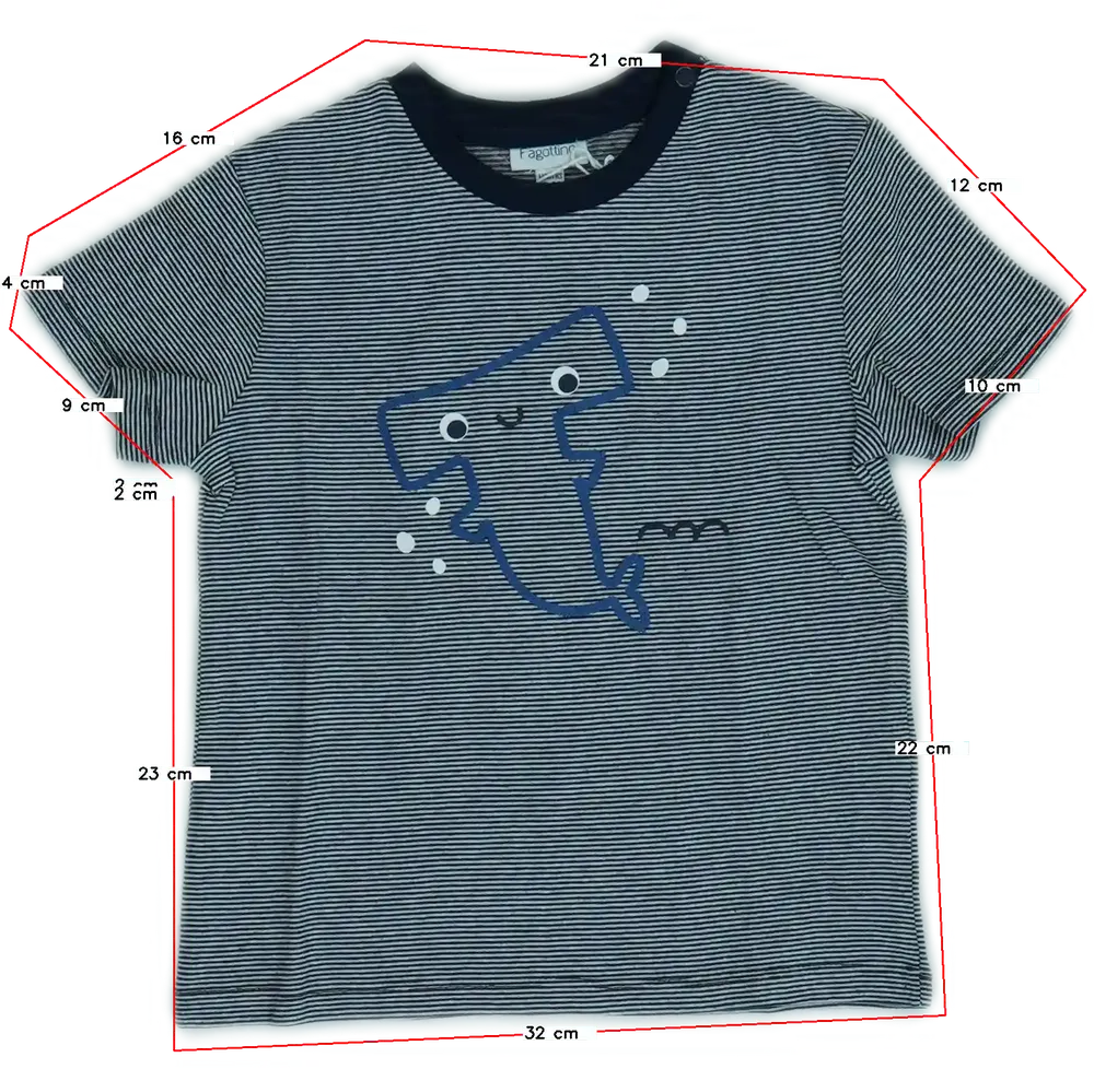 Kék OVS - Fagottino Póló EU 98 / UK 3 év / US 3T