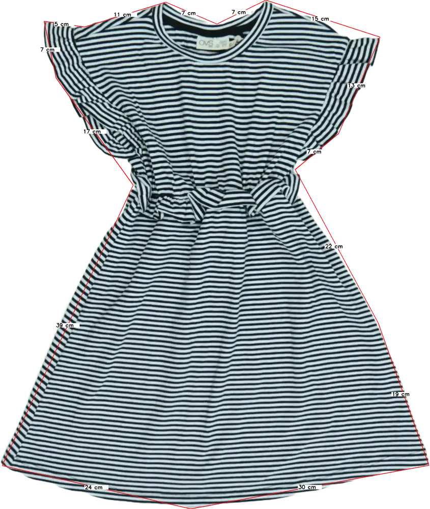 Fehér OVS Ruha EU 122 / UK 7 év / US 7 év/M