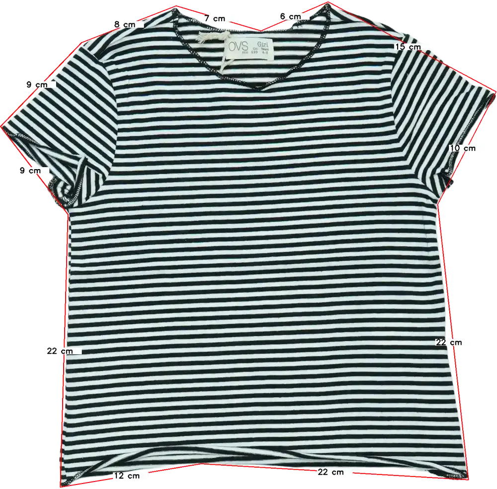 Fehér OVS Póló EU 110 / UK 5 év / US 5 év/XS