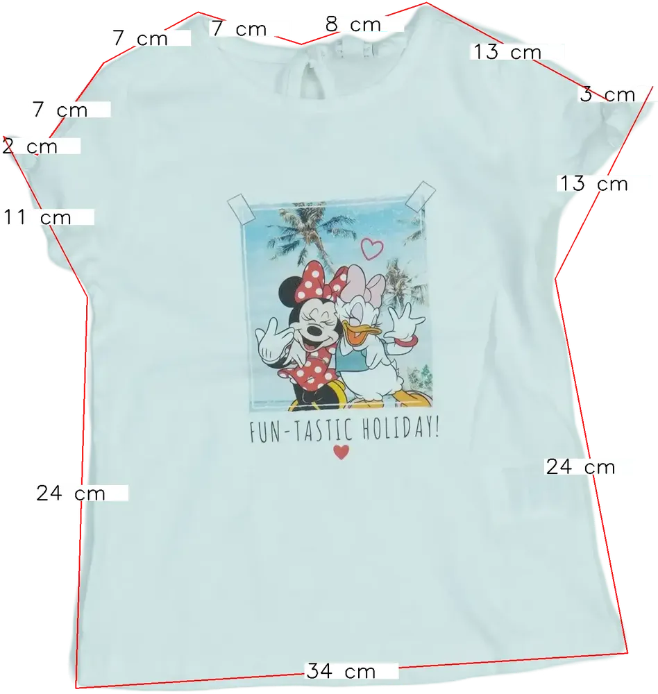 Fehér Disney Póló EU 98 / UK 3 év / US 3T