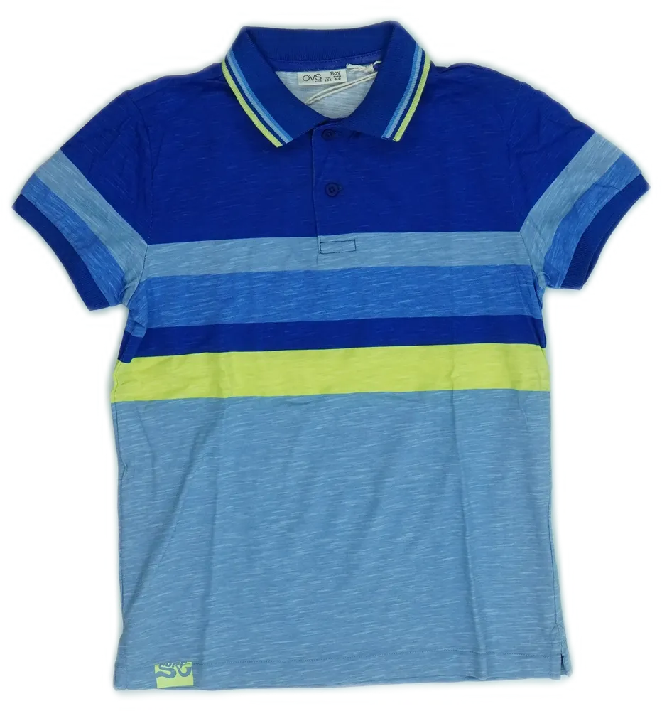 Kék OVS Galléros póló EU 134 / UK 9 év / US 9 év/L