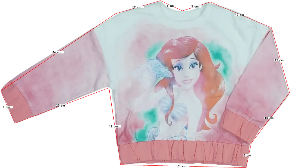 Rózsaszín Disney Pulóver EU 104 / UK 4 év / US 4T/XS