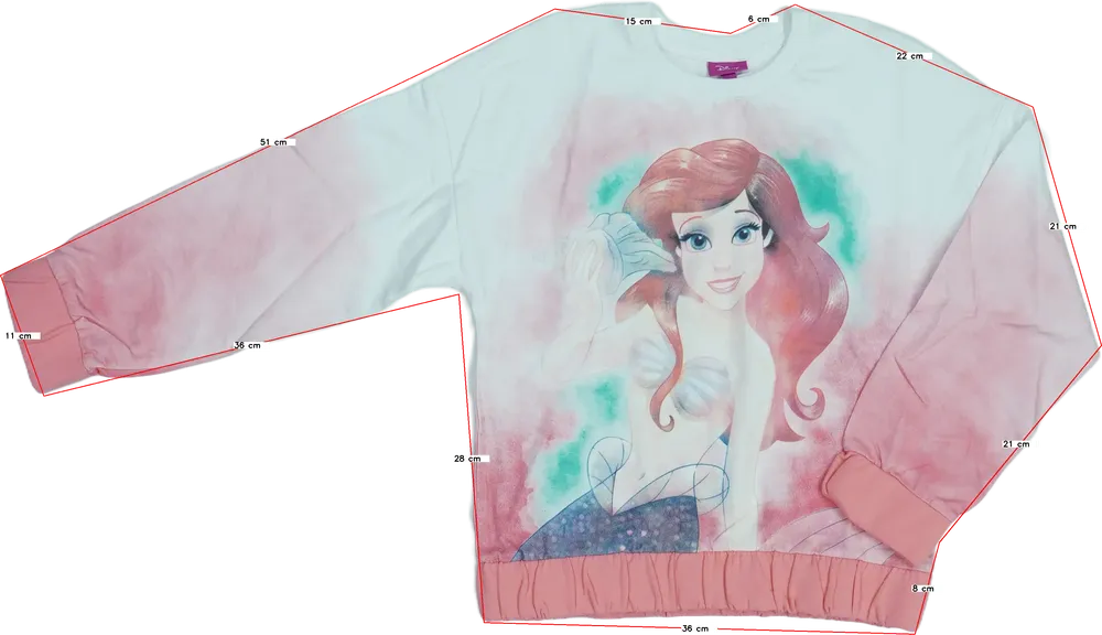 Rózsaszín Disney Pulóver EU 140 / UK 10 év / US 10 év/L