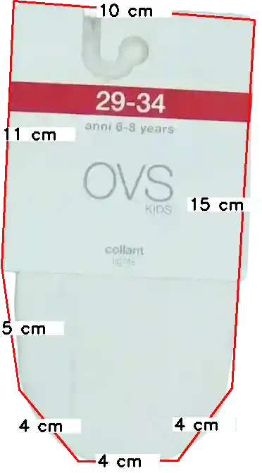 Fehér OVS Harisnya EU 128 / UK 8 év / US 8 év/M