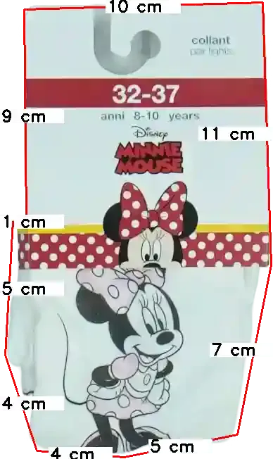 Fehér Disney Harisnya EU 140 / UK 10 év / US 10 év/L