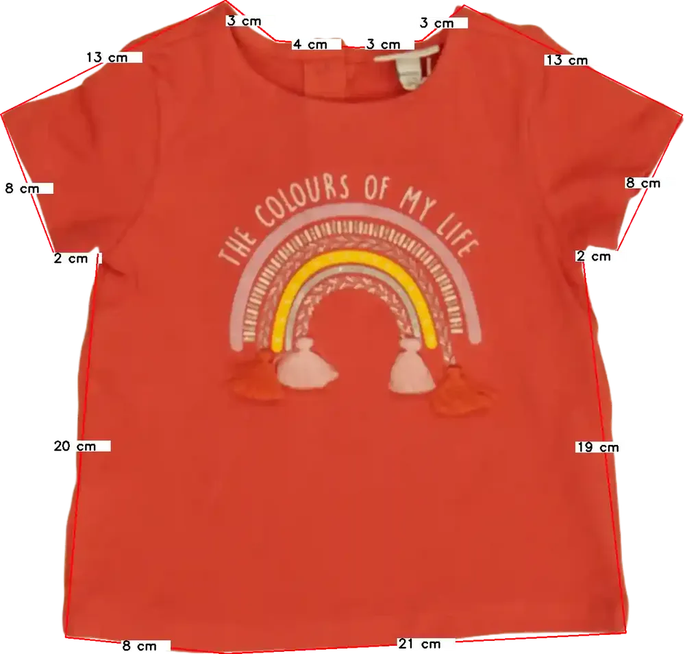 Rózsaszín OVS - Fagottino Póló EU 80 / UK 9-12 hónap / US 12 hónap