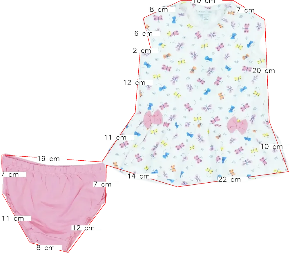 Fehér OVS - Fagottino Ruha EU 68 / UK 3-6 hónap / US 3-6 hónap