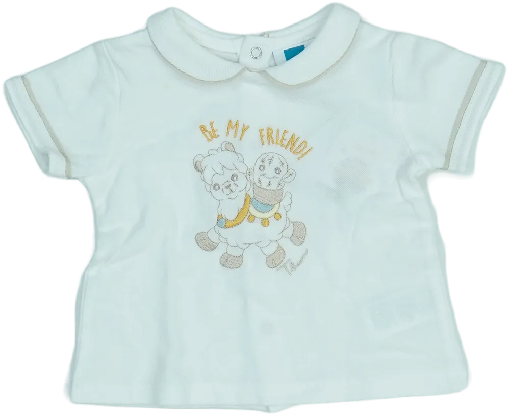 Fehér OVS - Fagottino Póló EU 68 / UK 3-6 hónap / US 3-6 hónap