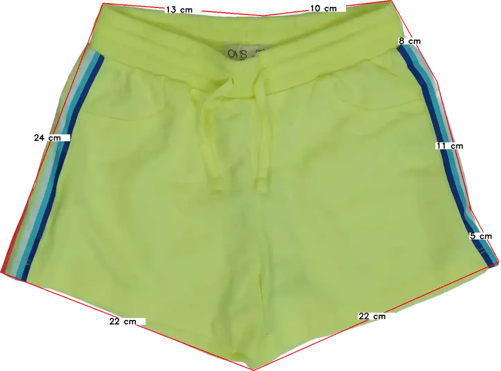 Sárga OVS Rövidnadrág EU 104 / UK 4 év / US 4T/XS