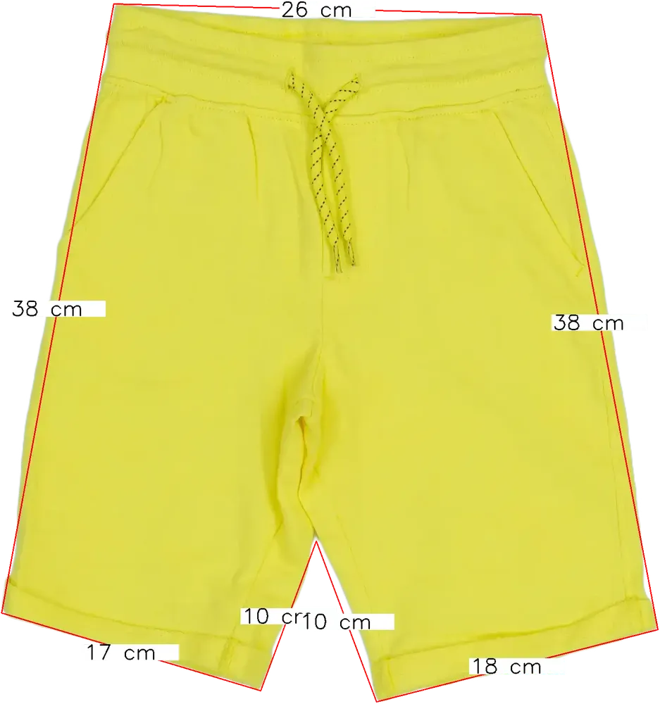 Sárga OVS Rövidnadrág EU 110 / UK 5 év / US 5 év/XS