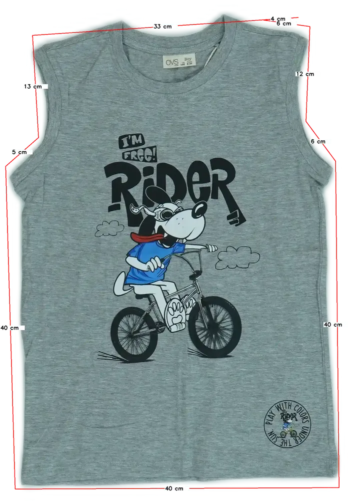 Szürke OVS Fiú / Férfi atléta EU 140 / UK 10 év / US 10 év/L