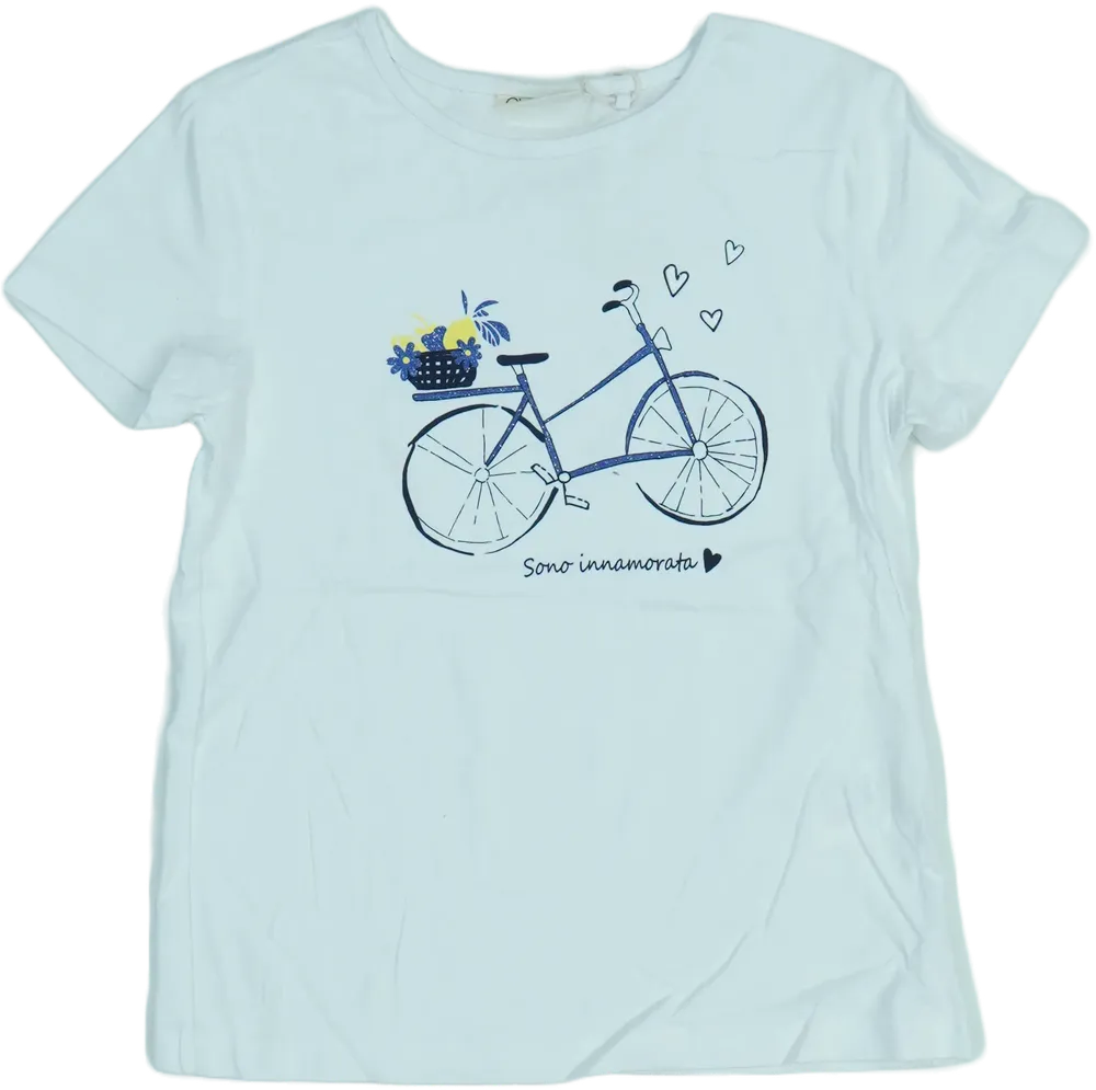 Fehér OVS Póló EU 128 / UK 8 év / US 8 év/M