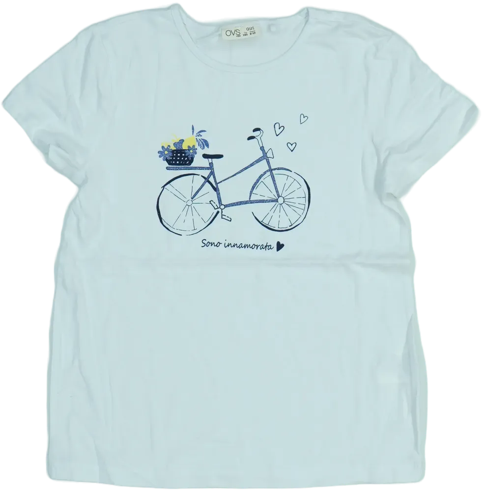 Fehér OVS Póló EU 140 / UK 10 év / US 10 év/L