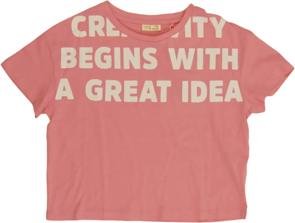 Rózsaszín OVS Póló EU 158 / UK 13 év / US 14 év/XL