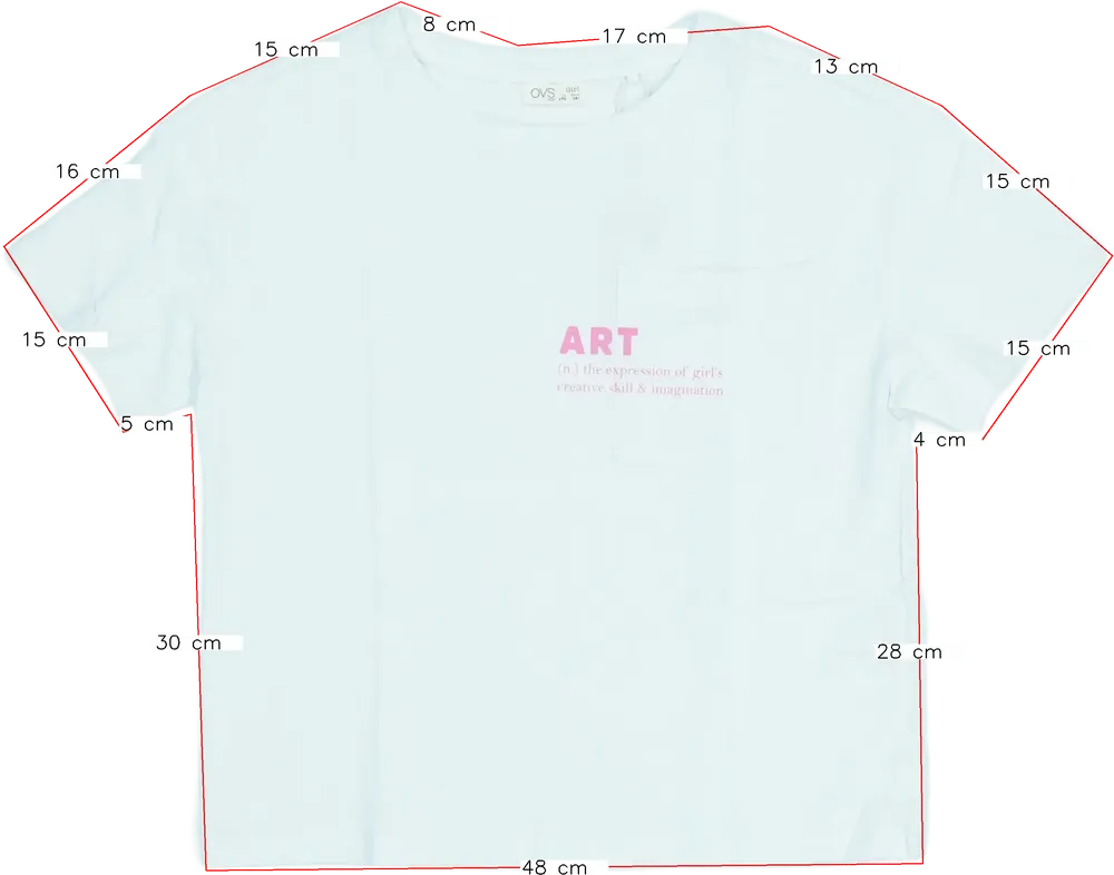 Fehér OVS Póló EU 146 / UK 11 év / US 12 év/L