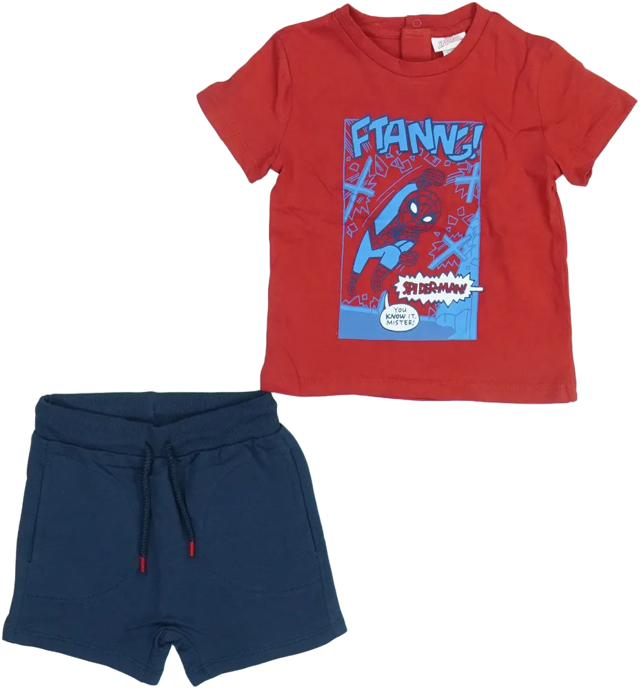 Red Spiderman 2-piece set - Top &amp; Bottom EU 86 / UK 12-18 months / US 18 months
