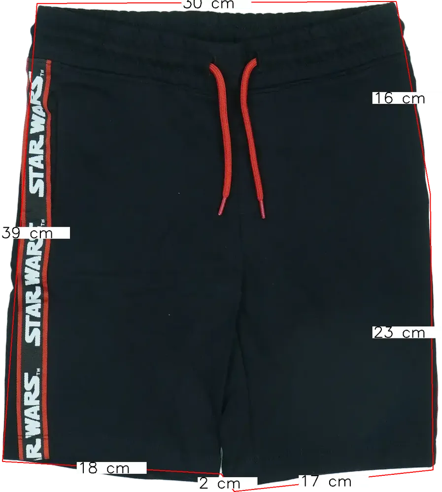 Fekete Disney Rövidnadrág EU 116 / UK 6 év / US 6 év/S