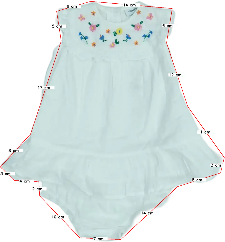 Fehér OVS - Fagottino Ruha EU 62 / UK 0-3 hónap / US 0-3 hónap