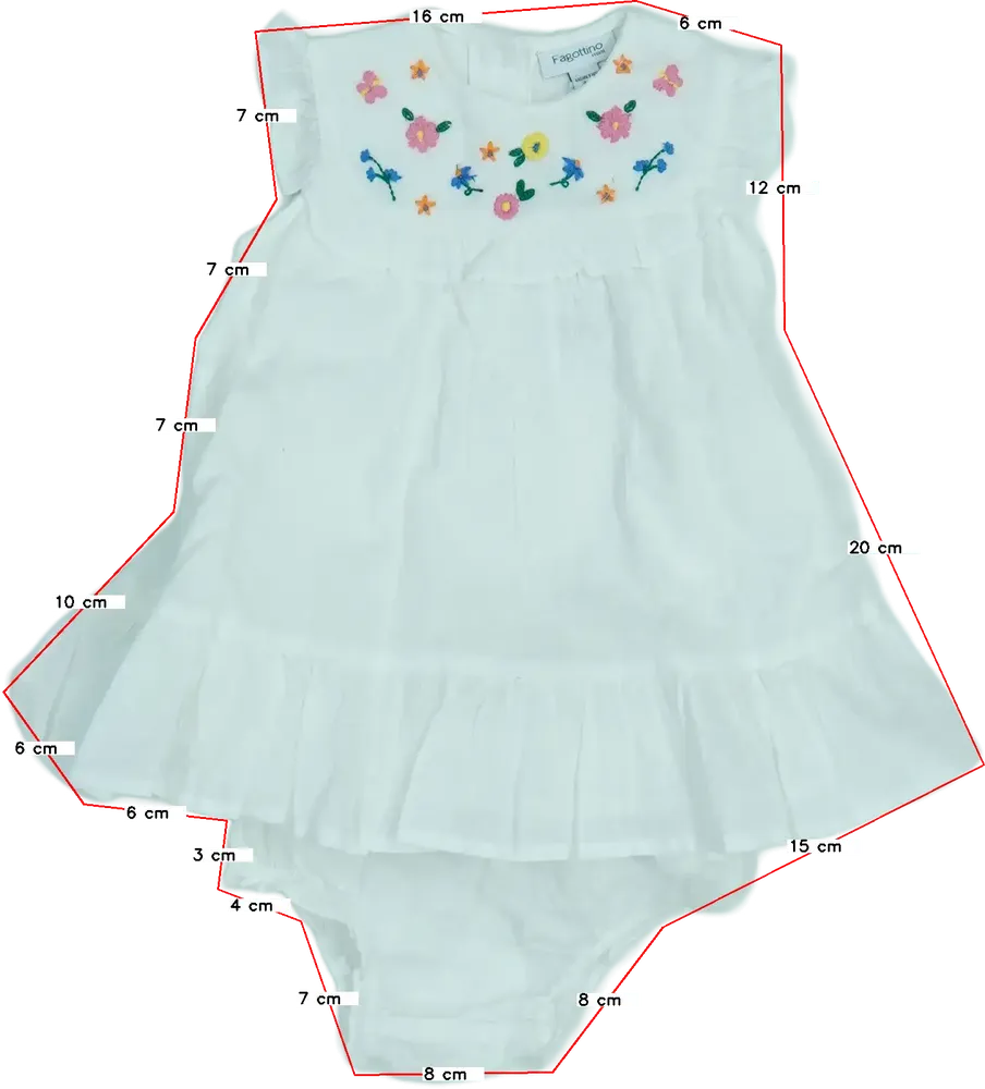 Fehér OVS - Fagottino Ruha EU 68 / UK 3-6 hónap / US 3-6 hónap