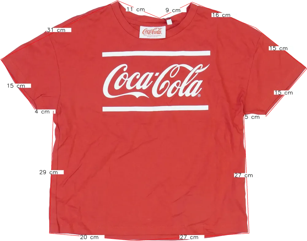 Piros Egyéb Póló EU 170 / UK 15 év / US XL