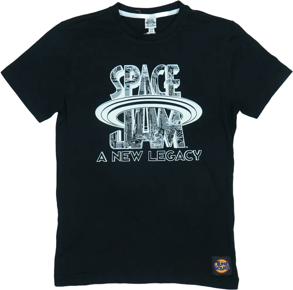 Fekete Space Jam Póló EU 146 / UK 11 év / US 12 év/L