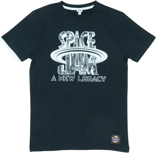 Fekete Space Jam Póló EU 152 / UK 12 év / US 12 év/L