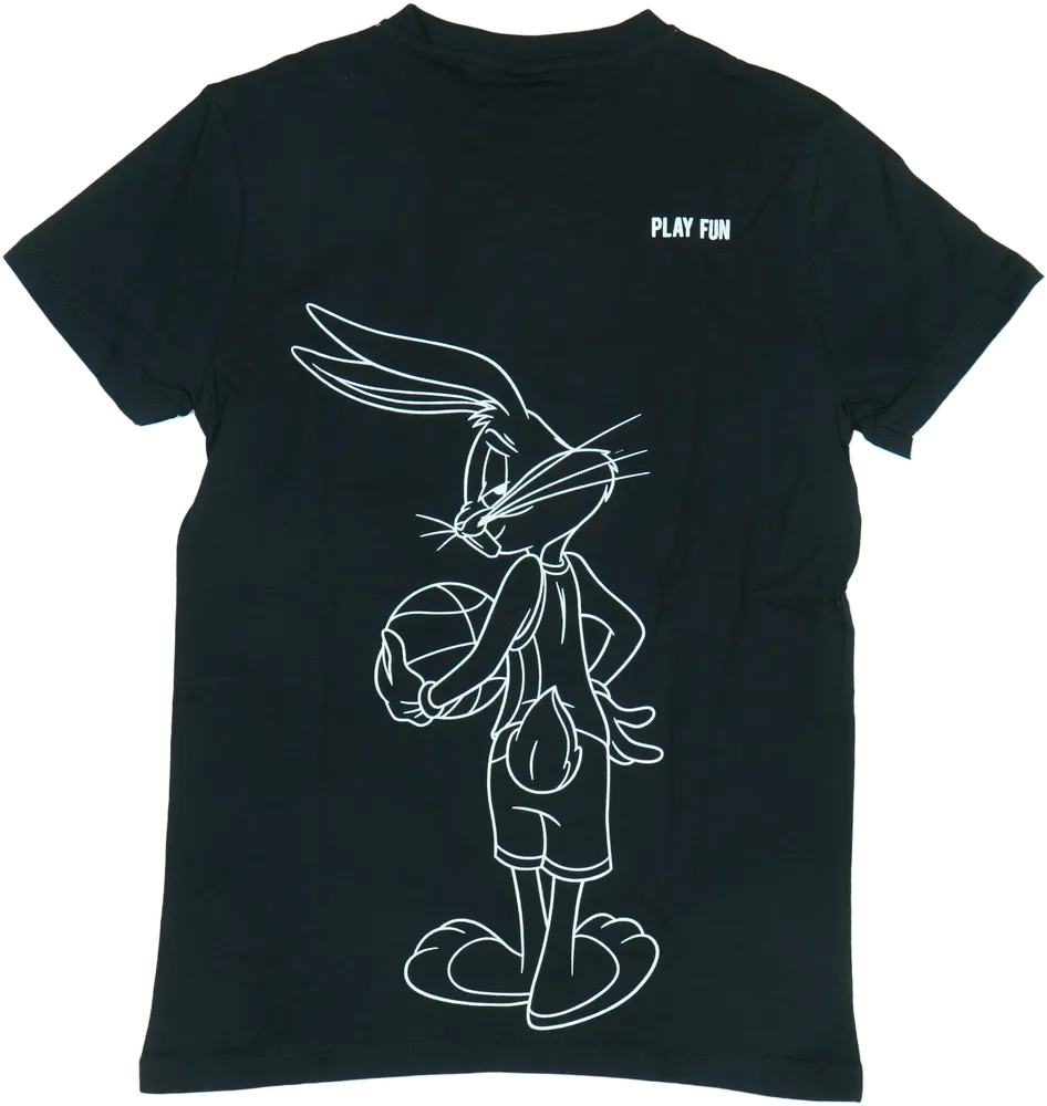 Fekete Space Jam Póló EU 158 / UK 13 év / US 14 év/XL