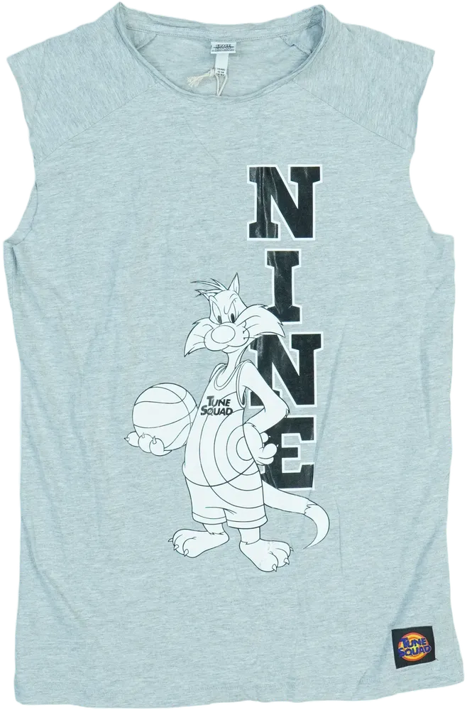 Szürke Space Jam Póló EU 164 / UK 14 év / US 14 év/XL