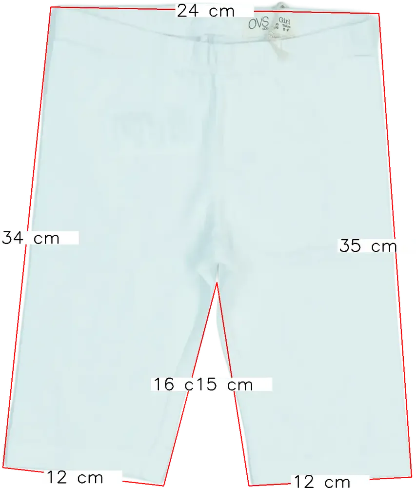 Fehér OVS Rövidnadrág EU 116 / UK 6 év / US 6 év/S