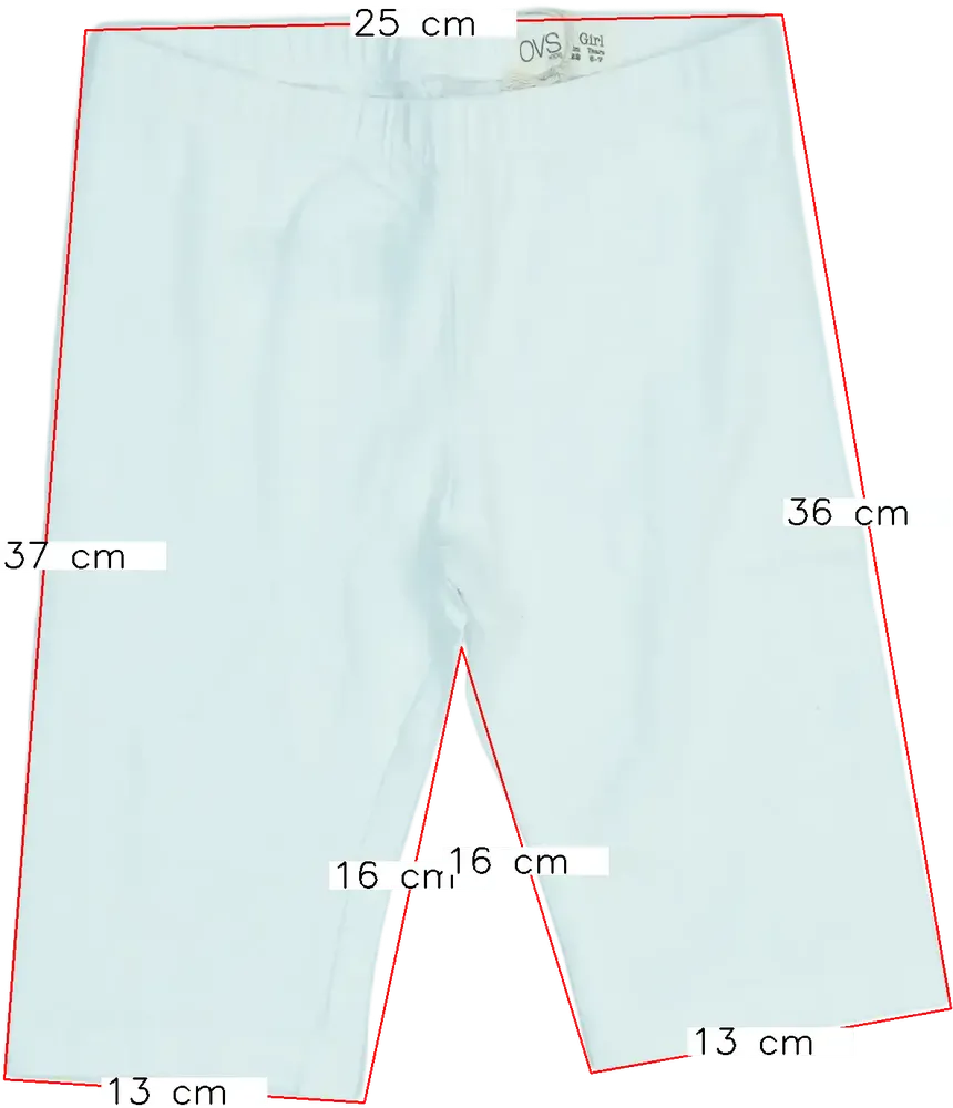 Fehér OVS Rövidnadrág EU 122 / UK 7 év / US 7 év/M