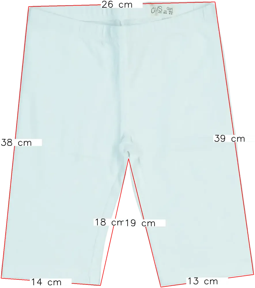 Fehér OVS Rövidnadrág EU 134 / UK 9 év / US 9 év/L
