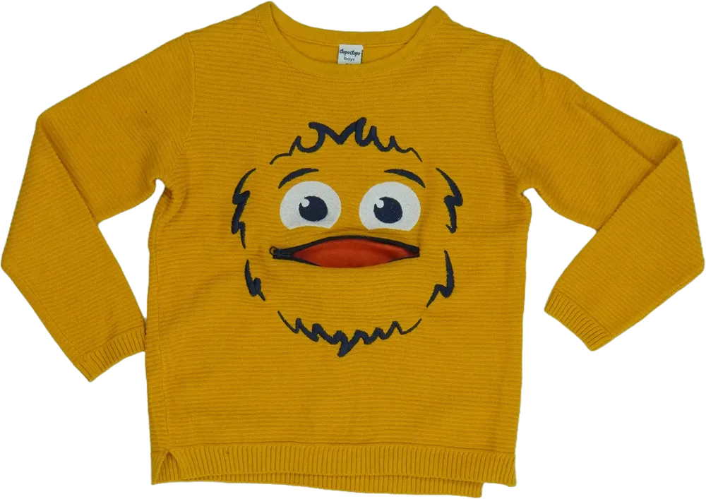 Sárga DopoDopo Kötött pulcsi EU 104 / UK 4 év / US 4T/XS