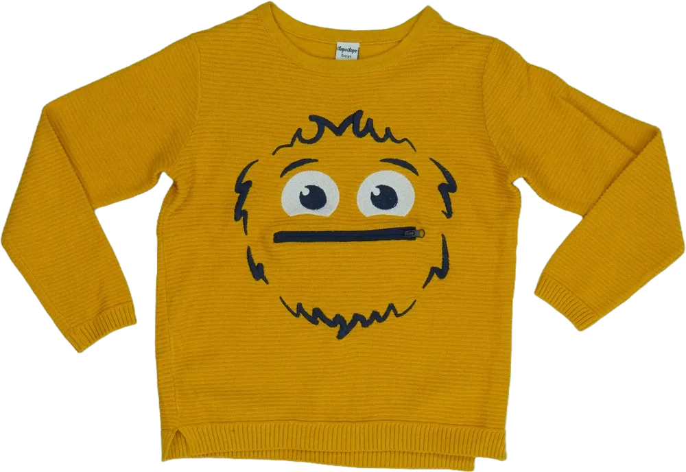 Sárga DopoDopo Kötött pulcsi EU 104 / UK 4 év / US 4T/XS