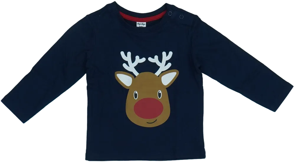 Kék DopoDopo Hosszú ujjú felső EU 80 / UK 9-12 hónap / US 12 hónap