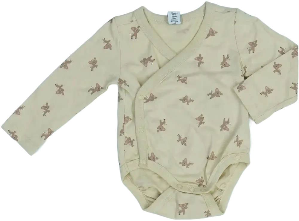 Barna DopoDopo Hosszú ujjú body EU 62 / UK 0-3 hónap / US 0-3 hónap