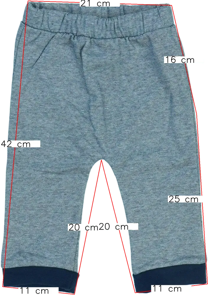 Kék DopoDopo Melegítőnadrág EU 74 / UK 6-9 hónap / US 6-9 hónap