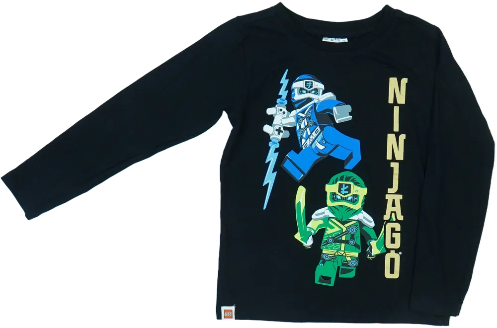 Fekete Lego Hosszú ujjú felső EU 110 / UK 5 év / US 5 év/XS