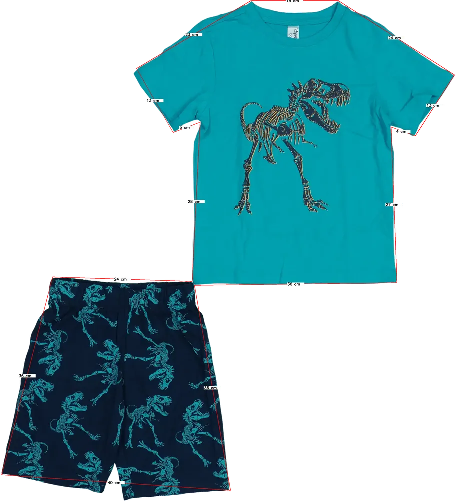 Zöld DopoDopo Pizsama EU 128 / UK 8 év / US 8 év/M