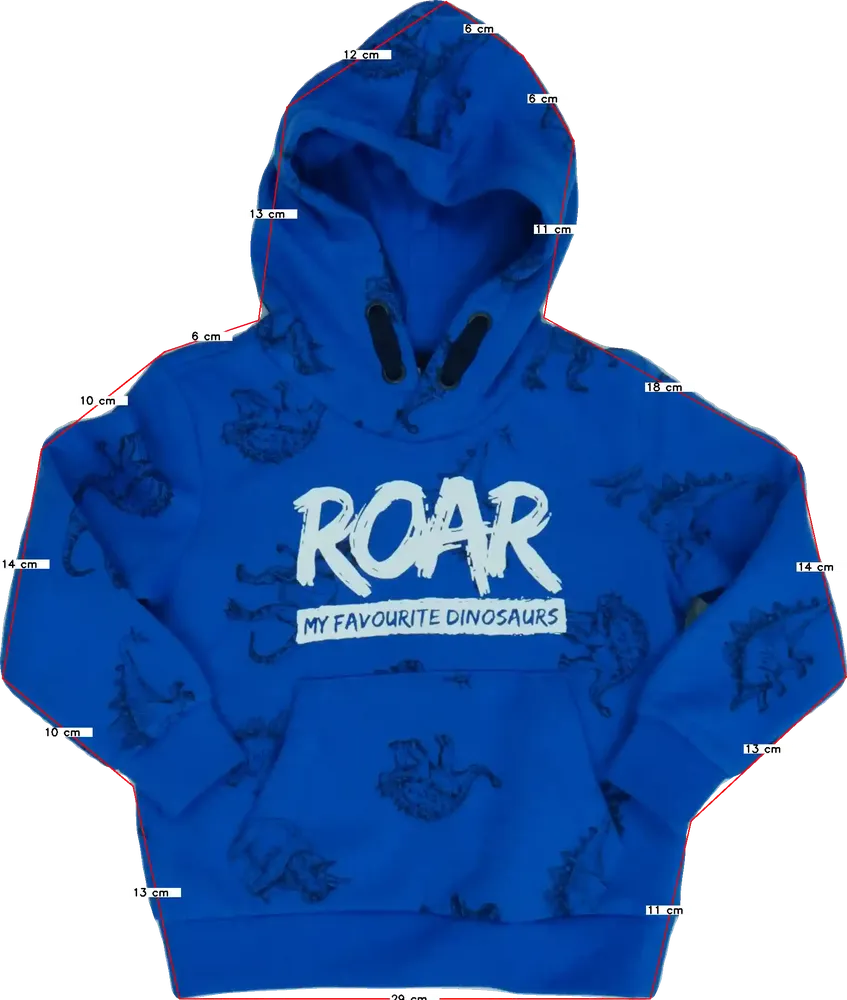 Kék DopoDopo Kapucnis pulóver EU 104 / UK 4 év / US 4T/XS