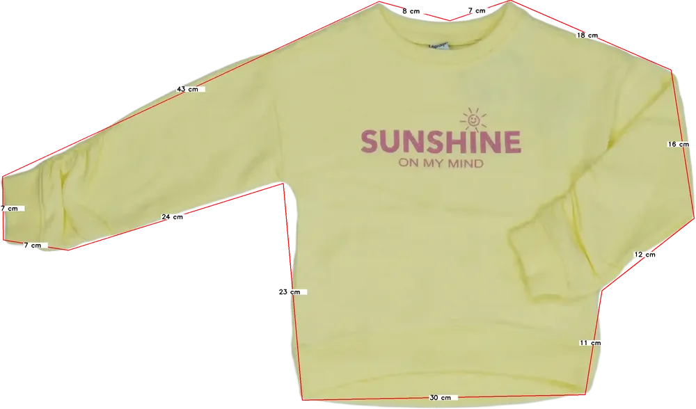 Sárga DopoDopo Pulóver EU 98 / UK 3 év / US 3T