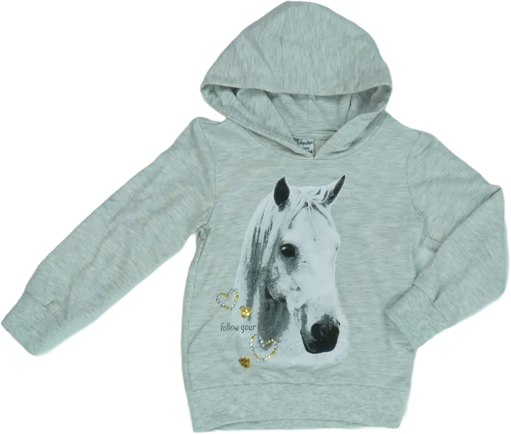 Szürke DopoDopo Kapucnis pulóver EU 104 / UK 4 év / US 4T/XS