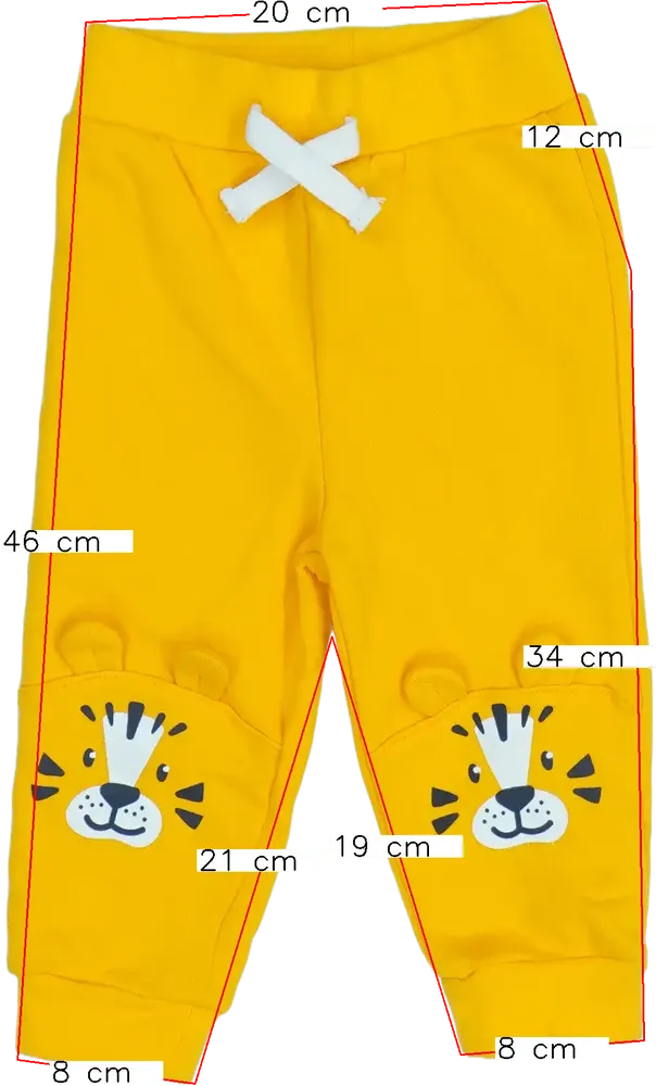 Sárga DopoDopo Melegítőnadrág EU 80 / UK 9-12 hónap / US 12 hónap