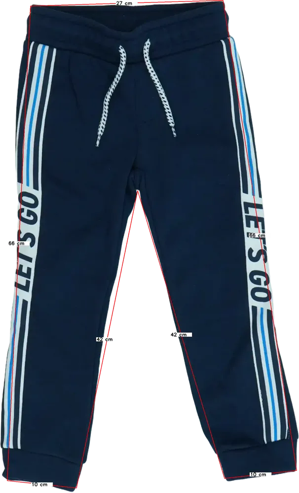 Fekete DopoDopo Melegítőnadrág EU 116 / UK 6 év / US 6 év/S