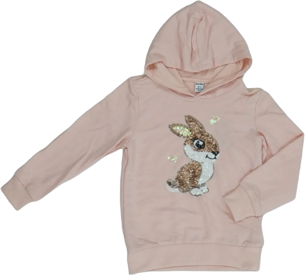 Rózsaszín DopoDopo Kapucnis pulóver EU 116 / UK 6 év / US 6 év/S