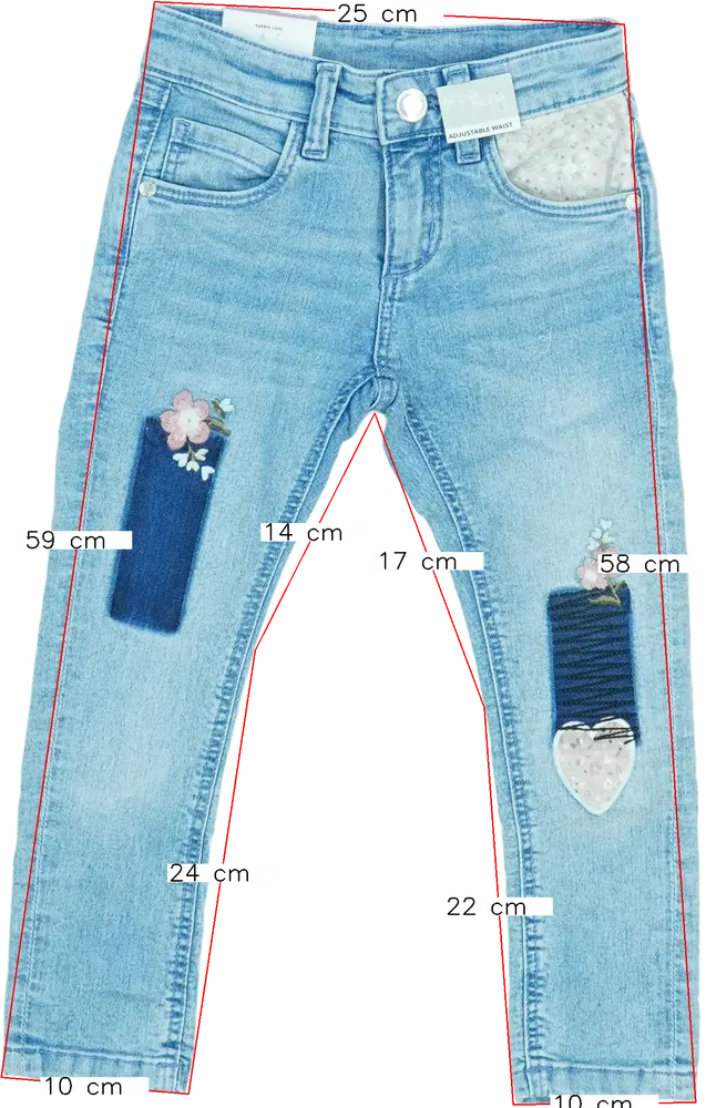 Kék DopoDopo Farmernadrág EU 104 / UK 4 év / US 4T/XS