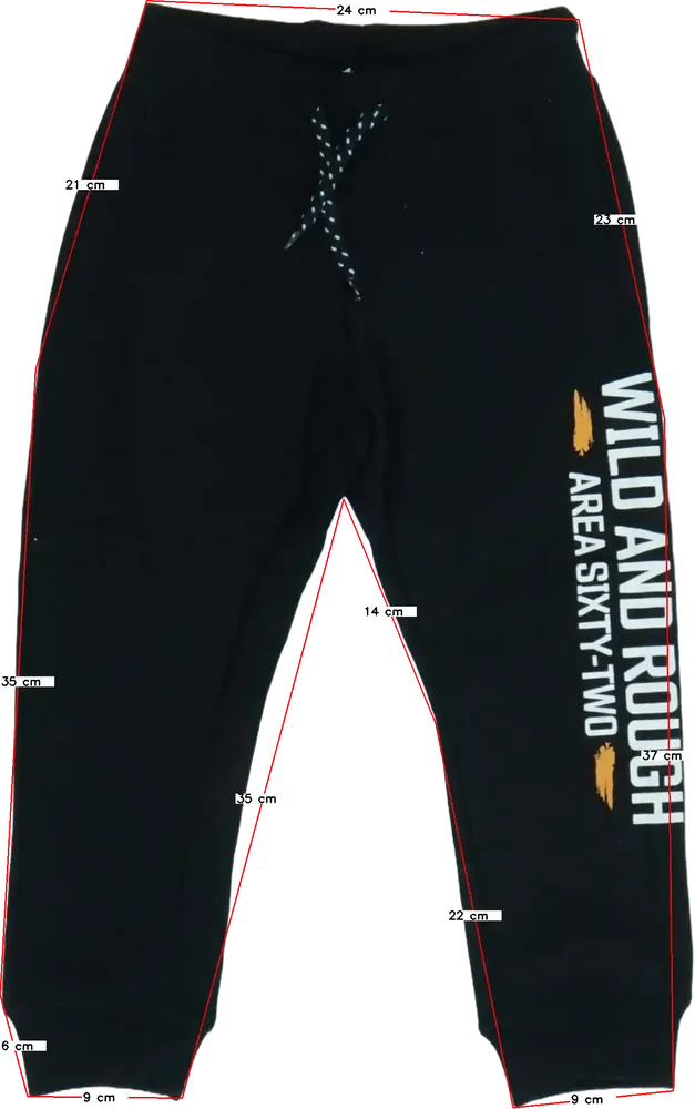 Fekete DopoDopo Melegítőnadrág EU 104 / UK 4 év / US 4T/XS