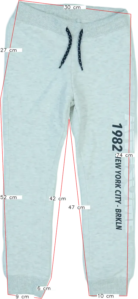 Szürke DopoDopo Melegítőnadrág EU 128 / UK 8 év / US 8 év/M