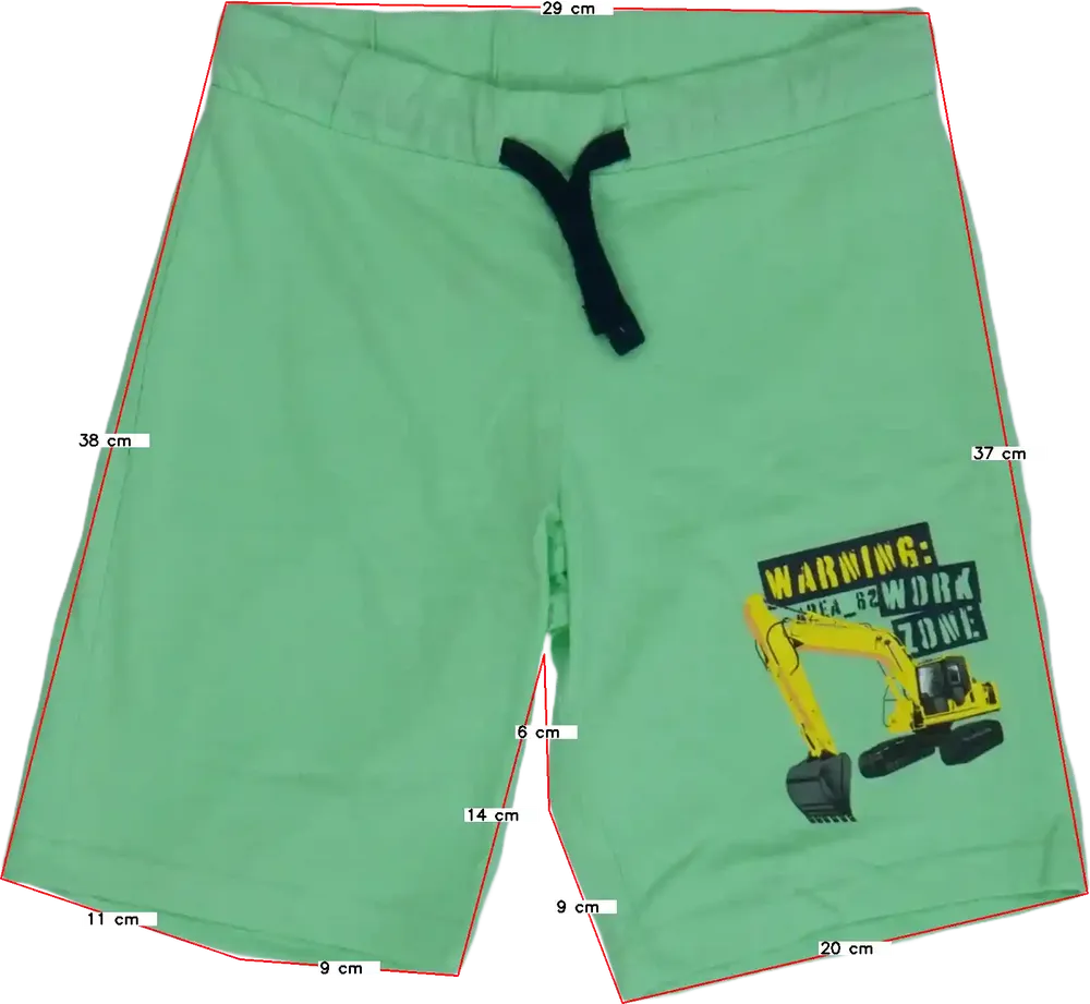 Zöld DopoDopo Rövidnadrág EU 128 / UK 8 év / US 8 év/M