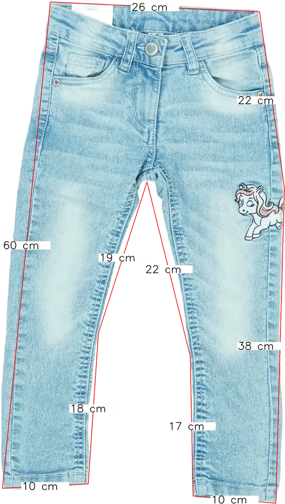 Kék DopoDopo Farmernadrág EU 104 / UK 4 év / US 4T/XS